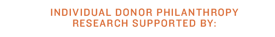 Individual Donor Research Supported By