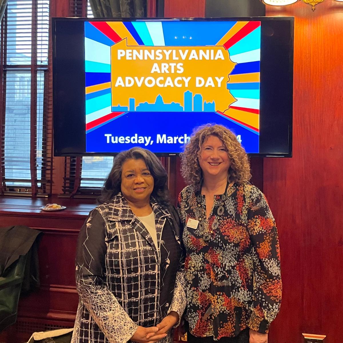 Patty and Laurie Zierer at Arts Advocacy Day 2024.jpg