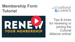 Membership Form Renewal Video Tutorial Title Still