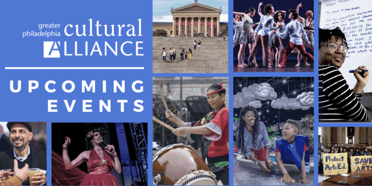 Member Events Header with a collage of various images of cultural events