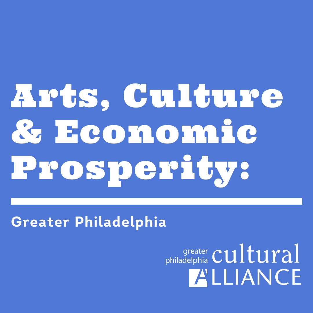 Arts, Culture & Economic Prosperity